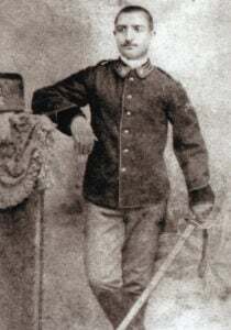 Giuseppe Basile in Italian Cavalry uniform c. 1898